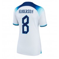 England Jordan Henderson #8 Fußballbekleidung Heimtrikot Damen WM 2022 Kurzarm